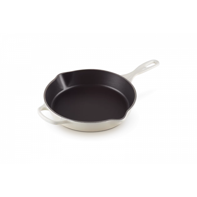 Skillet Rond Profond 26cm En Fonte Meringue Le Creuset 3 Skillet Rond Profond 26cm En Fonte Meringue Le Creuset