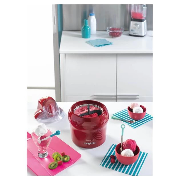 Sorbetière 1.5 L Rouge Magimix 4 Sorbetière 1.5 L Rouge Magimix – Image 2