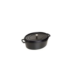 STAUB Cocotte Fonte Ovale 17 Cm Noir Mat 1 L
