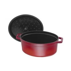 STAUB Cocotte Fonte Ovale 23 Cm Rouge Cerise 2,35 L 9 STAUB Cocotte Fonte Ovale 23 Cm Rouge Cerise 2,35 L -Ustensiles De Cuisine Boutique staub cocotte fonte ovale 23 cm rouge cerise 235 l 3