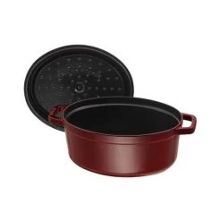 STAUB Cocotte Fonte Ovale 29 Cm Grenadine Majolique 4,2 L 9 STAUB Cocotte Fonte Ovale 29 Cm Grenadine Majolique 4,2 L -Ustensiles De Cuisine Boutique staub cocotte fonte ovale 29 cm grenadine majolique 42 l 3
