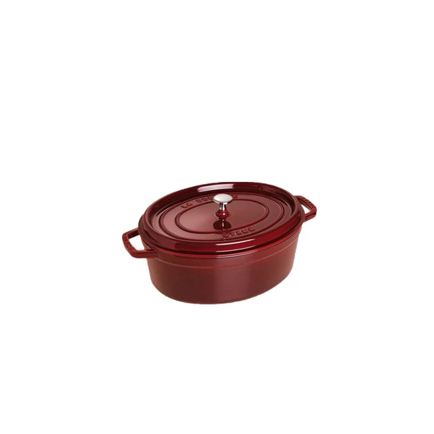 STAUB Cocotte Fonte Ovale 29 Cm Grenadine Majolique 4,2 L 3 STAUB Cocotte Fonte Ovale 29 Cm Grenadine Majolique 4,2 L
