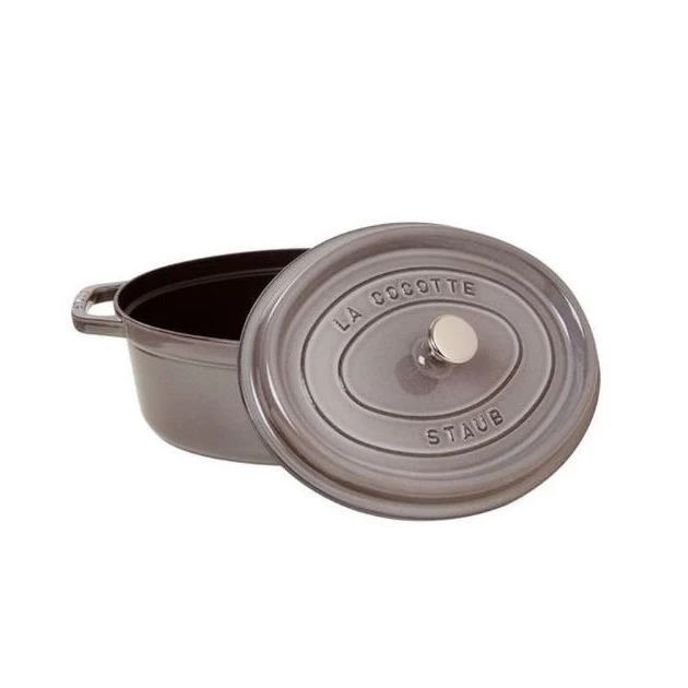 STAUB Cocotte Fonte Ovale 31 Cm Gris Graphite 5,5 L 4 STAUB Cocotte Fonte Ovale 31 Cm Gris Graphite 5,5 L – Image 2