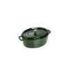 STAUB Cocotte Fonte Ovale 31 Cm Vert Basilic Majolique 5,5 L