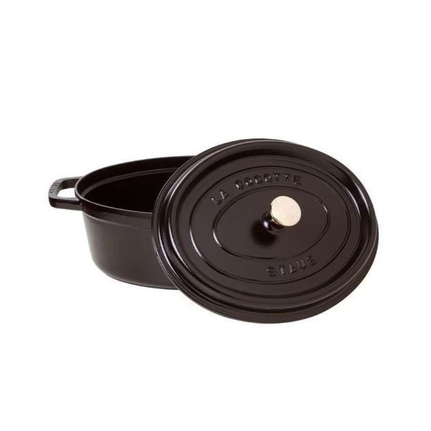 STAUB Cocotte Fonte Ovale 33 Cm Noir Mat 6,7 L 4 STAUB Cocotte Fonte Ovale 33 Cm Noir Mat 6,7 L – Image 2