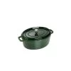 STAUB Cocotte Fonte Ovale 33 Cm Vert Basilic Majolique 6,7 L 2 STAUB Cocotte Fonte Ovale 33 Cm Vert Basilic Majolique 6,7 L -Ustensiles De Cuisine Boutique staub cocotte fonte ovale 33 cm vert basilic majolique 67 l