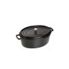 STAUB Cocotte Fonte Ovale 37 Cm Noir Mat 8 L