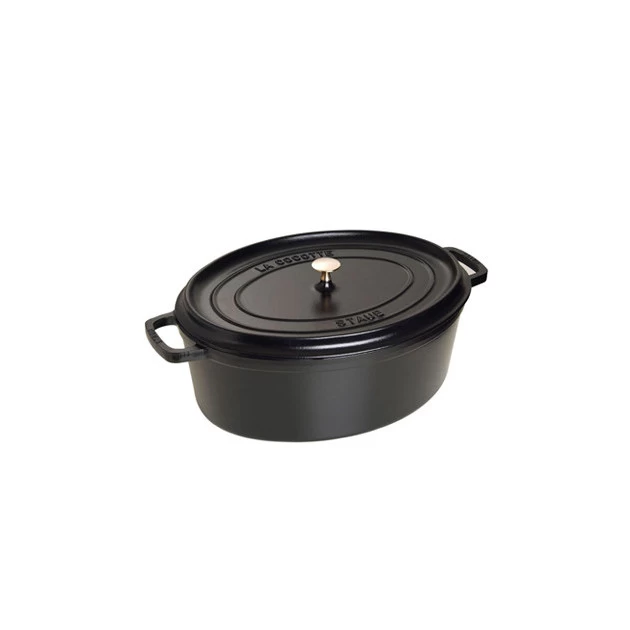 STAUB Cocotte Fonte Ovale 37 Cm Noir Mat 8 L 3 STAUB Cocotte Fonte Ovale 37 Cm Noir Mat 8 L