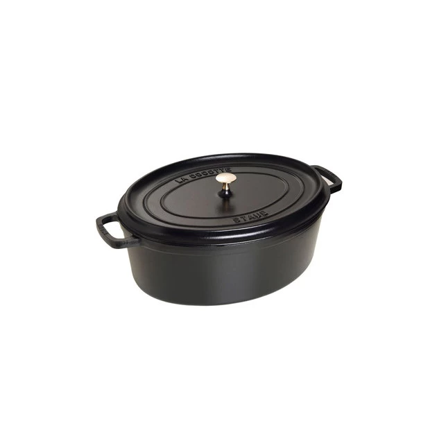 STAUB Cocotte Fonte Ovale 41 Cm Noir Mat 12 L 3 STAUB Cocotte Fonte Ovale 41 Cm Noir Mat 12 L