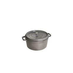 STAUB Cocotte Fonte Ronde 12 Cm Gris Graphite 0,4 L