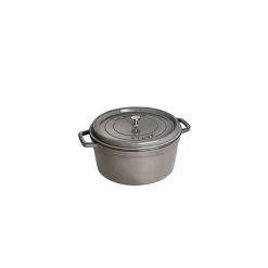 STAUB Cocotte Fonte Ronde 14 Cm Gris Graphite 0,8 L