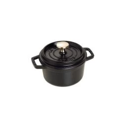 STAUB Cocotte Fonte Ronde 14 Cm Noir Mat 0,8 L 5 STAUB Cocotte Fonte Ronde 14 Cm Noir Mat 0,8 L -Ustensiles De Cuisine Boutique staub cocotte fonte ronde 14 cm noir mat 08 l 1
