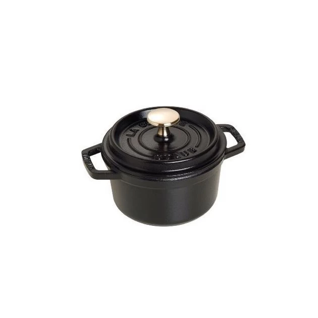 STAUB Cocotte Fonte Ronde 14 Cm Noir Mat 0,8 L 4 STAUB Cocotte Fonte Ronde 14 Cm Noir Mat 0,8 L – Image 2