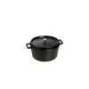 STAUB Cocotte Fonte Ronde 14 Cm Noir Mat 0,8 L -Ustensiles De Cuisine Boutique staub cocotte fonte ronde 14 cm noir mat 08 l