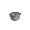 STAUB Cocotte Fonte Ronde 16 Cm Gris Graphite 1,2 L