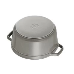 STAUB Cocotte Fonte Ronde 16 Cm Gris Graphite 1,2 L -Ustensiles De Cuisine Boutique staub cocotte fonte ronde 16 cm gris graphite 12 l 2