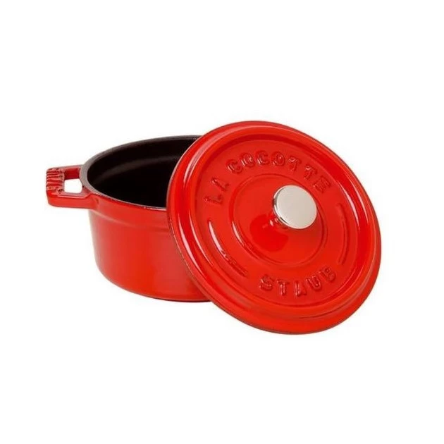 STAUB Cocotte Fonte Ronde 18 Cm Rouge Cerise 1,7 L 4 STAUB Cocotte Fonte Ronde 18 Cm Rouge Cerise 1,7 L – Image 2