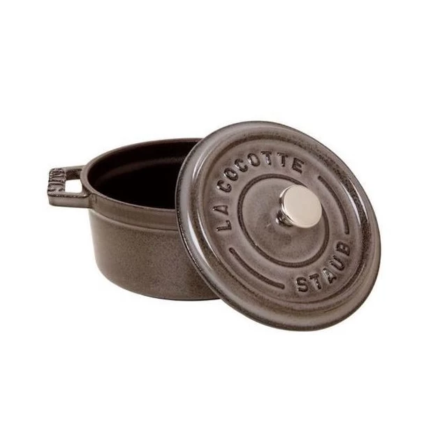 STAUB Cocotte Fonte Ronde 20 Cm Gris Graphite 2,2 L 4 STAUB Cocotte Fonte Ronde 20 Cm Gris Graphite 2,2 L – Image 2