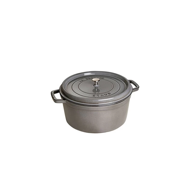 STAUB Cocotte Fonte Ronde 20 Cm Gris Graphite 2,2 L 3 STAUB Cocotte Fonte Ronde 20 Cm Gris Graphite 2,2 L