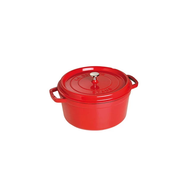 STAUB Cocotte Fonte Ronde 22 Cm Rouge Cerise 2,6 L 3 STAUB Cocotte Fonte Ronde 22 Cm Rouge Cerise 2,6 L
