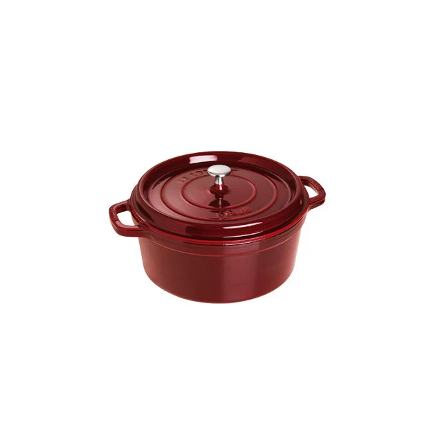 STAUB Cocotte Fonte Ronde 24 Cm Grenadine Majolique 3,8 L 3 STAUB Cocotte Fonte Ronde 24 Cm Grenadine Majolique 3,8 L