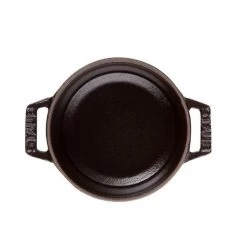 STAUB Cocotte Fonte Ronde 24 Cm Noir Mat 3,8 L -Ustensiles De Cuisine Boutique staub cocotte fonte ronde 24 cm noir mat 38 l 1