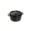 STAUB Cocotte Fonte Ronde 24 Cm Noir Mat 3,8 L