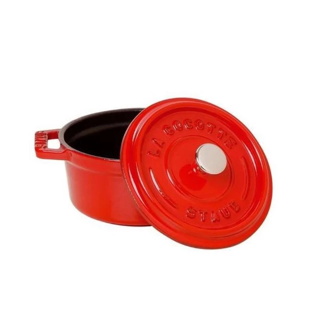 STAUB Cocotte Fonte Ronde 24 Cm Rouge Cerise 3,8 L 4 STAUB Cocotte Fonte Ronde 24 Cm Rouge Cerise 3,8 L – Image 2