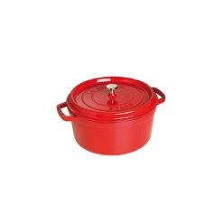 STAUB Cocotte Fonte Ronde 24 Cm Rouge Cerise 3,8 L
