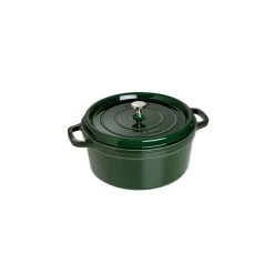 STAUB Cocotte Fonte Ronde 26 Cm Vert Basilic Majolique 5,2 L