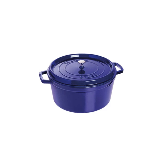 STAUB Cocotte Fonte Ronde 28 Cm Bleu Intense Majolique 6,7 L 3 STAUB Cocotte Fonte Ronde 28 Cm Bleu Intense Majolique 6,7 L