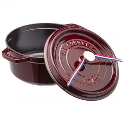 STAUB Cocotte Fonte Ronde 28 Cm Grenadine Majolique 6,7 L -Ustensiles De Cuisine Boutique staub cocotte fonte ronde 28 cm grenadine majolique 67 l 2