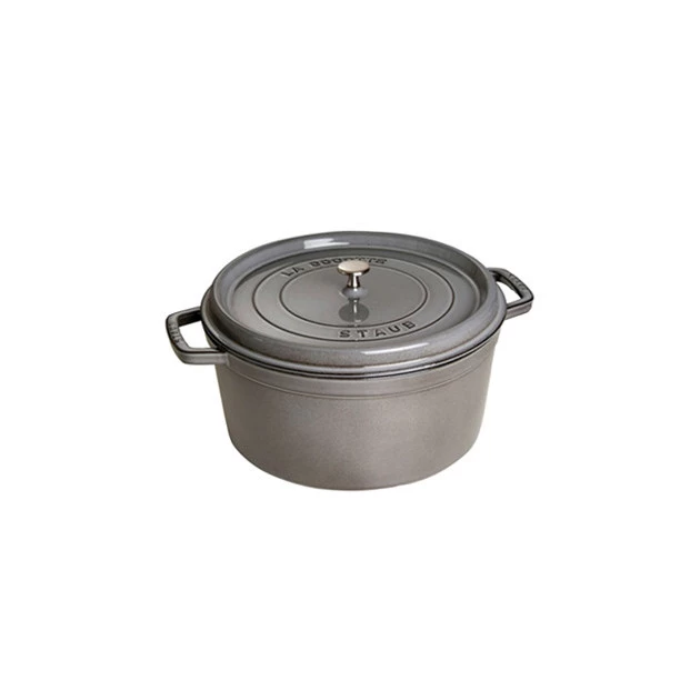 STAUB Cocotte Fonte Ronde 28 Cm Gris Graphite 6,7 L 3 STAUB Cocotte Fonte Ronde 28 Cm Gris Graphite 6,7 L