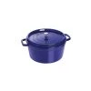 STAUB Cocotte Fonte Ronde 30 Cm Bleu Intense Majolique 8,35 L -Ustensiles De Cuisine Boutique staub cocotte fonte ronde 30 cm bleu intense majolique 835 l