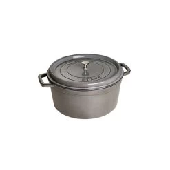 STAUB Cocotte Fonte Ronde 30 Cm Gris Graphite 8,35 L