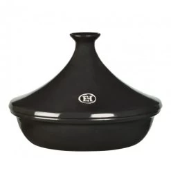 Plat à Tajine En Céramique Fusain (Noir) Emile Henry 32 Cm