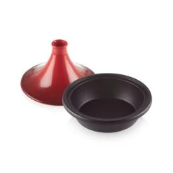 Plat à Tajine En Fonte 31 Cm Cerise Le Creuset -Ustensiles De Cuisine Boutique tajine en fonte 31 cm cerise le creuset 2