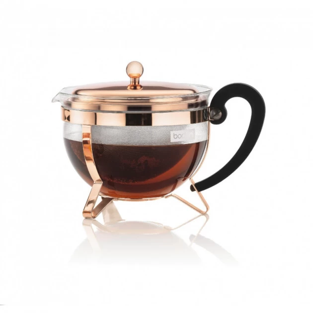 Théière Avec Tamis Cuivre 1.5L CHAMBORD Bodum 3 Théière Avec Tamis Cuivre 1.5L CHAMBORD Bodum
