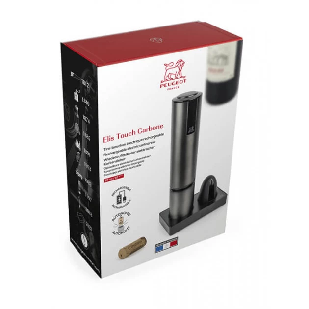 Tire-Bouchon Electrique Rechargeable Elis 27 Cm Carbone Peugeot 8 Tire-Bouchon Electrique Rechargeable Elis 27 Cm Carbone Peugeot – Image 6