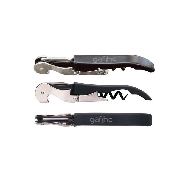 Tire-Bouchon Limonadier Double Détente Noir 3 Tire-Bouchon Limonadier Double Détente Noir