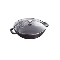 Wok En Fonte 30 Cm Noir Staub