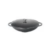 Wok En Fonte 37 Cm Caviar Chasseur 1 Wok En Fonte 37 Cm Caviar Chasseur -Ustensiles De Cuisine Boutique wok en fonte 37 cm caviar chasseur