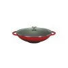 Wok En Fonte 37 Cm Rubis Chasseur -Ustensiles De Cuisine Boutique wok en fonte 37 cm rubis chasseur